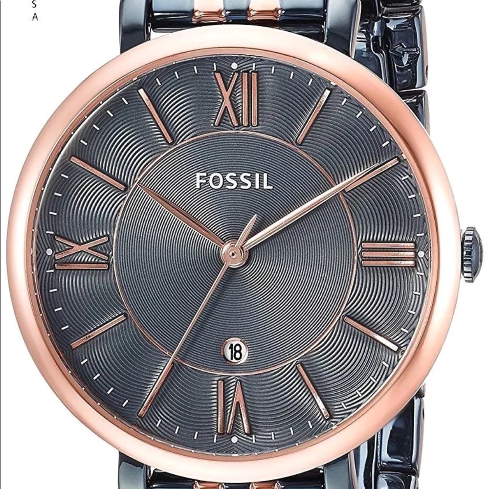 FOSSIL women JACQUELINE Bracelet WATCH two toned